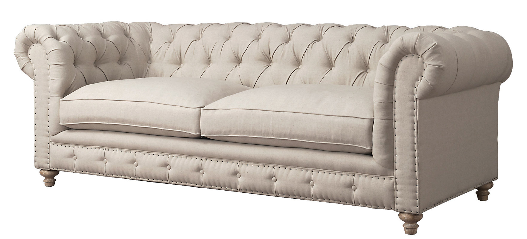 beige chesterfield sofa